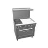 Southbend Ultimate 36in Gas Range with 24in Griddle, Std Oven & Wavy Grate - 4362D-2G* 