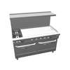 Southbend Ultimate 60in Star Burner Range with 48in Therm Griddle & 2 Conv - 4603AA-4T* 