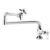 Krowne 16-181L Wall Mount Pot Filler with 18in Jointed Spout LOW LEAD 