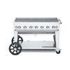 krowne Verity, Inc. 48in Stainless Steel Outdoor Rental Charbroiler Grill - LP - CV-RCB-48 