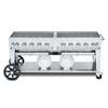 krowne Verity, Inc. 72in Stainless Steel Country Club Charbroiler Grill - LP - CV-CCB-72-LP 