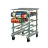 New Age Mobile Aluminum Work Top Half Can Rack Holds (72) #10 Cans - 1226 