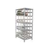 New Age F.I.F.O Stationary Full Size Can Rack Holds (162) #10 Cans - 97294 