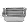 Thunder Group Steam Table Pan 1/9 Size 2.5in Deep 22 Gauge Stainless Steel - STPA2192 