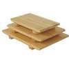 Thunder Group Medium Bamboo Sushi Plate 9.5in x 6in x 1.25in - WSPB002 