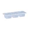Spill-Stop 10oz Acrylic Condiment Container Three Compartments - 153-03 