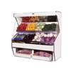Howard McCray 74in Refrigerated Produce Open Display Case White - SC-P32E-6S 
