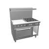 Southbend 48in S-Series Range with Convection Oven & 24in Man. Griddle - S48AC-2G 