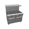 Southbend 48in Ultimate Range with Wavy Grates & 2 Space Saver Ovens - 4482EE 