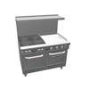 Southbend 48in Ultimate Range - Wavy Grates, 24in Thm. Griddle & 2 Ovens - 4482EE-2T* 