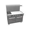 Southbend 48in Ultimate Range - Wavy Grates, 36in Thm Griddle & 2 Ovens - 4482EE-3T* 