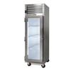 Traulsen G11010 23.57cuft One-Section Reach-In Glass Door Refrigerator 