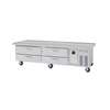 beverage-air 89in Four Drawer Refrigerated Chef Base Equipment Stand - WTRCS84HC-89 