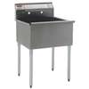 Eagle Group Stainless Steel Utility Sink 18in x 21in 1 Compartment - 2118-1-16/4-1X 