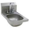Eagle Group SS Wall Mount Hand Sink Deck Mounted Faucet NSF - HSAND-10-F 