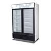 Migali 49cuft SS Reach-In Refrigerator Two Hinged Glass Door - C-49RM-HC 