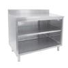 GSW USA CTN-P3048 48inx 30in 18 Gauge Stainless Steel Work Table with Cabinet Base 