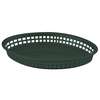 TableCraft Texas Platter Basket 12.75in x 9.7in Green 1dz - 1086FG 