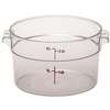 Cambro Round Storage Container Clear 2qt - RFSCW2135 
