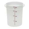 Cambro RFS4148 White 4qt Round Storage Container 
