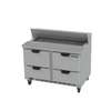 beverage-air Elite Series 48in Sandwich Prep with 4 Drawers - SPED48HC-12-4 