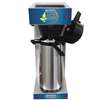 Bloomfield 4774-A-120V 8.5in x 13.8in Stainless Steel Airpot Style Eco Coffee Brewer 