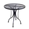 H&D Commercial Seating 36in Round Top Outdoor Wrought Iron Table - MT36R 