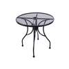 H&D Commercial Seating 30in Round Top Outdoor Wrought Iron Table - MT30R 