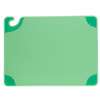 San Jamar Saf-T-Grip Cutting Board 12in x 18in x .5in Green - CBG121812GN 
