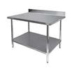 GSW USA WT-EB3024 Economy 30in x 24in 16 Gauge Stainless Steel Work Table 
