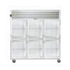 Traulsen G32002 76.5in Dealer's Choice Reach-In Three-Section Freezer 