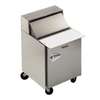 Traulsen UPT3212-R 32in Dealers Choice One-Section Prep Table with Roll-Top Lid 