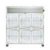 Traulsen G32001 76in Dealer's Choice Three-Section Reach-In Refrigerator 