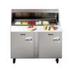 Traulsen 60in Dealers Choice Two-Section Sandwich Prep Table - UPT6012-LL-SB 