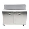 Traulsen UPT7230-RR 72in Dealers Choice Two-Section Refrigerated Prep Table 