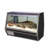 Howard McCray 50in Curved Glass Fish/Poultry Display Case Black Exterior - SC-CFS32E-4C-BE 