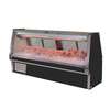 Howard McCray 148.5in Refrigerated Fish/Poultry Display Case Black Exterior - SC-CFS34E-12-BE 