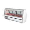 Howard McCray 52.5in Refrigerated Red Meat Display Case Single Duty White - SC-CMS40E-4 