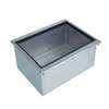 Advance Tabco 18in Stainless Steel Drop-In Ice Bin 50lb Ice Capacity - D-24-IBL-X 