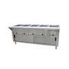Advance Tabco 77.75in Electric 5 Well Hot Food Table with SS Cabinet Base - HF-5E-240-DR 