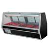 Howard McCray 75.5in Refrigerated Red Meat Display Case Single Duty Black - SC-CMS40E-6-BE 