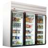 Howard McCray Three Hinge Glass Door Freezer Merchandiser Top Mount White - GF75-FF 