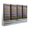 Howard McCray 4-Sliding Glass Door stainless steel Merchandiser Cooler Bottom Mount - GSR102BM-S 