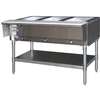 Eagle Group Stainless Steel Electric 3 Well Open Base Hot Food Table - DHT3-120 