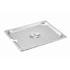 Winco 1/2 Size Notched Stainless Steel Steam Table Pan Cover - SPCH 