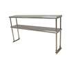 Advance Tabco 96inx12in Lite Series Table Mounted Overshelf - EDS-12-96-X 