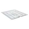 Cambro Camwear 1/2 Size Notched Food Pan Cover With Handle - 20CWCHN135 