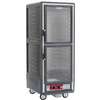 Metro Full Height Heated Holding Cabinet with Fixed Wire Pan Slides - C539-HDC-4-GY 