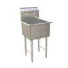 GSW USA SE15151P 18in x 18.5in One Compartment Stainless Steel Prep Sink 
