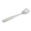 Winco 11-3/4in stainless steel Deluxe Serving Spoon Notched - BW-NS3 